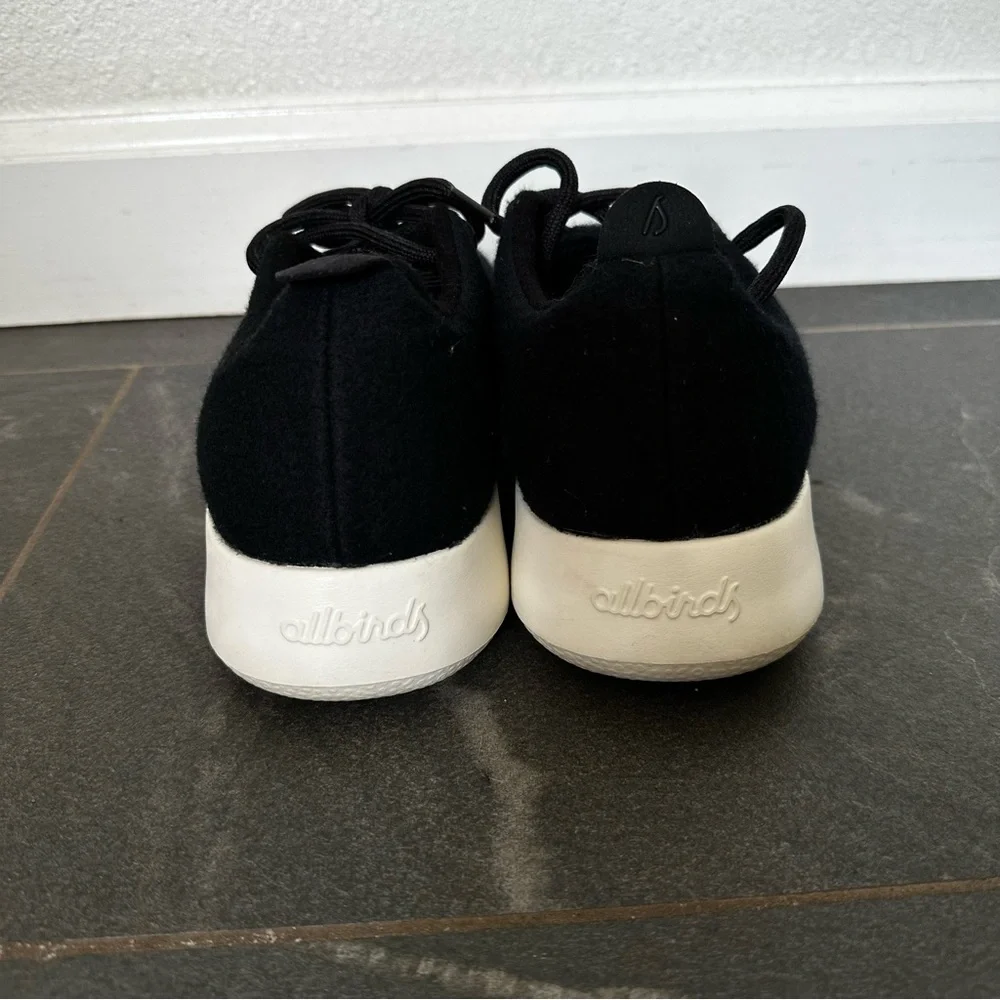 Allbirds Black Wool Runners Men's‎ Running Shoes Size 10